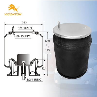 1V 9373 LKW-Luftfeder, passend für Contitech 910-17.5P440/Goodyear 1R12-403566243097